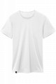 Predĺžené biele tričko na mieru